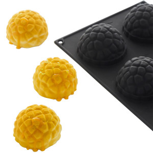 Moule silicone 6 Mimosa Black Sil - Martellato