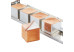 Attelage 5 mini cubes inox pour travel cake
