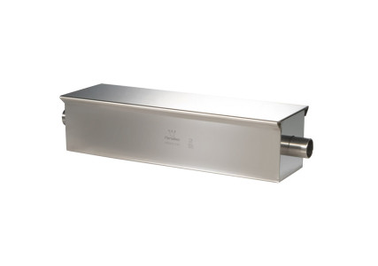 Moule à cake inox carré avec insert tube et couvercle pour travel cake
