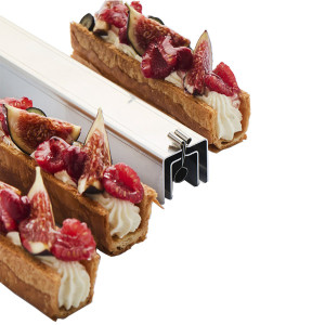 Moule barre viennoiserie inox avec tube (x2)