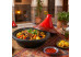 Plat à tajine induction en fonte et terre cuite