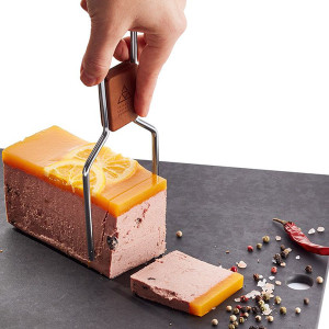 Petite lyre &agrave; fromage inox avec tendeur - 7 cm - Triangle