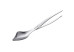 Pince à dressser inox avec cuillère plume - Triangle