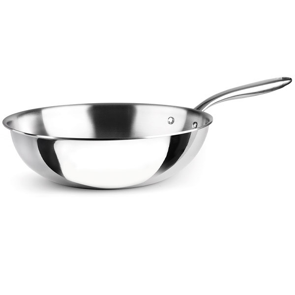 Wok inox induction Trichef - Lacor