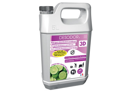 Nettoyant détergent désinfectant sols et surfaces senteur citron 5L - Desodor
