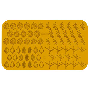 Moule silicone 68 feuilles jardin Naturae - Silikomart - D&eacute;class&eacute;