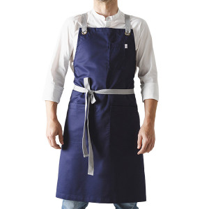 Tablier de cuisine avec bavette et poche mod&egrave;le Oslo