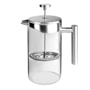 Cafeti&egrave;re piston en inox &agrave; double paroi - Lacor