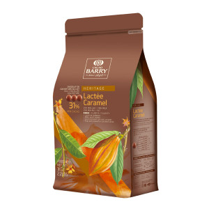 Chocolat de couverture au lait caramel 31,1% Cacao Barry - DDM D&eacute;pass&eacute;e