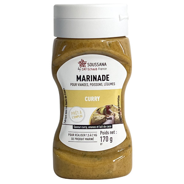 Squeeze marinade liquide Curry - Soussana (170 g) - DDM Courte