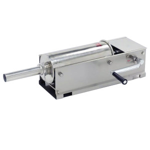 Poussoir &agrave; saucisses manuel inox cuve horizontale 5 L
