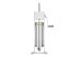 Poussoir à saucisse inox vertical Profil Line 7L