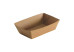 Barquette rectangulaire carton kraft brun (x250)
