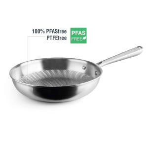 Po&ecirc;le inox induction int&eacute;rieur titane nid d'abeilles - Titanium
