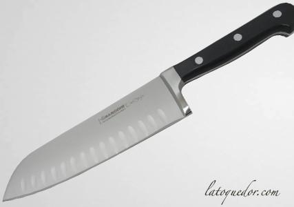 Couteau santoku alvéolé forgé Chef Style