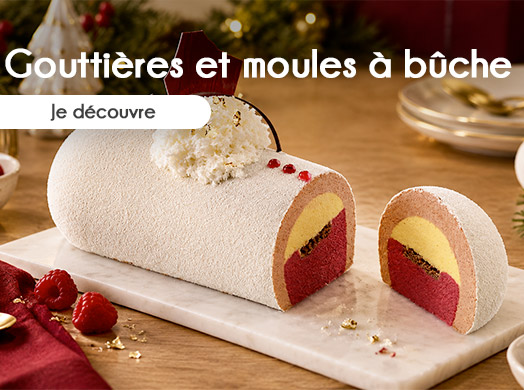 Gouttières et moules à bûches