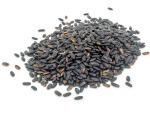 image de grains de riz noir