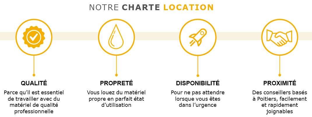 Charte location matériel cuisine La Toque d'Or